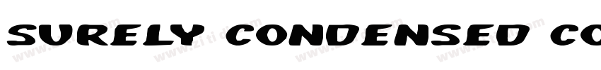 surely condensed con字体转换